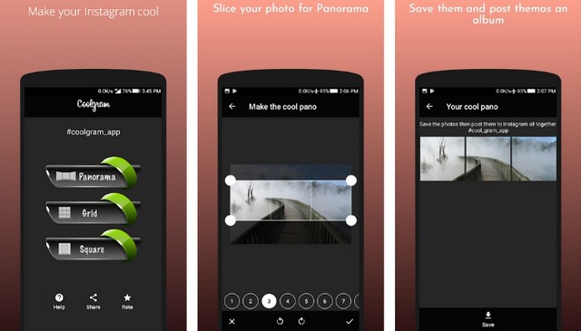 Coolgram - meilleure application de panorama