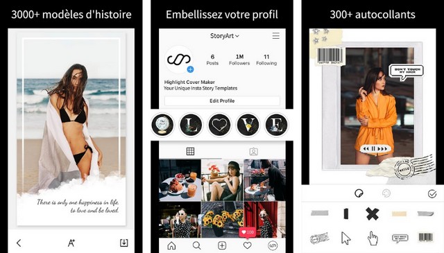 StoryArt - application pour créer des Stories Instagram