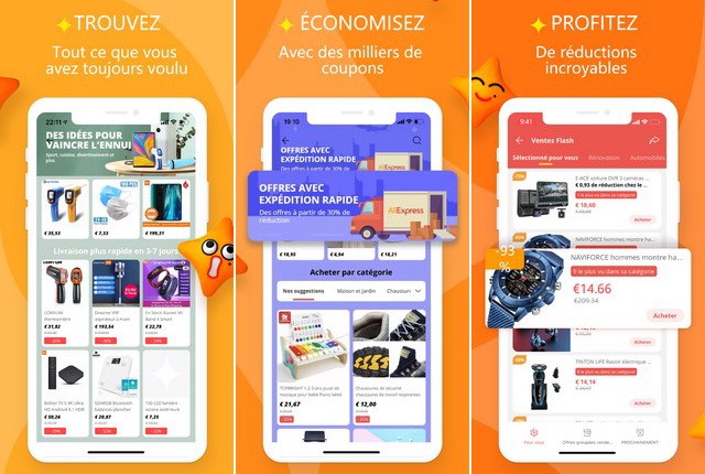 AliExpress - applications achat en ligne