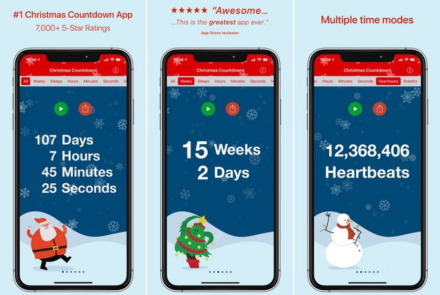 Christmas Countdown! - meilleure application de Noël