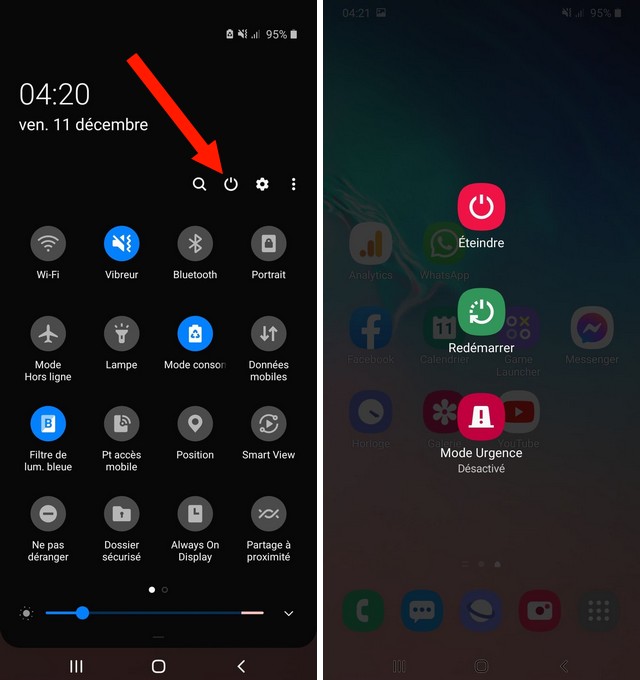 Comment éteindre votre Samsung Galaxy A90