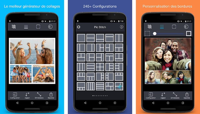 Pic Stitch - meilleure application de création de collage