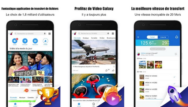 SHAREit - application de partage de fichiers