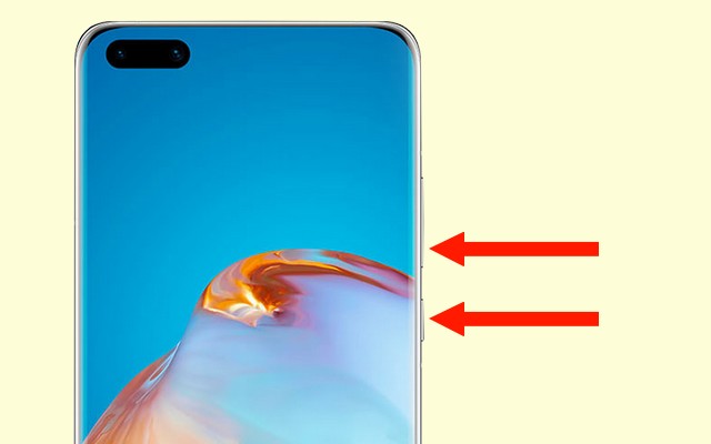 Une capture écran sur Huawei P40 Pro