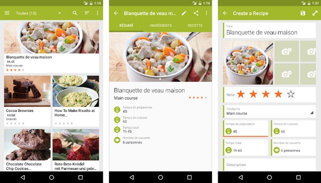 Cookmate - application pour les chefs à domicile