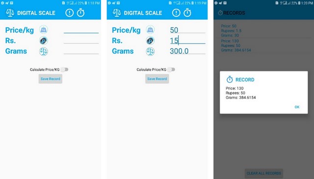 Digital Scale - application de balance numérique