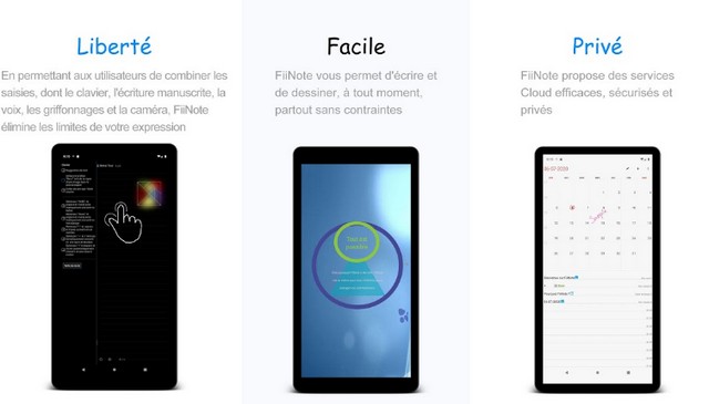 FiiNote, prendre des notes