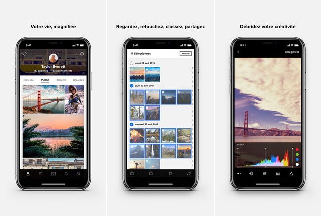 Flickr - application pour organiser vos photos