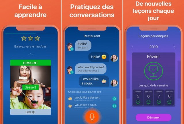 Mondly pour iPhone - application de grammaire anglaise