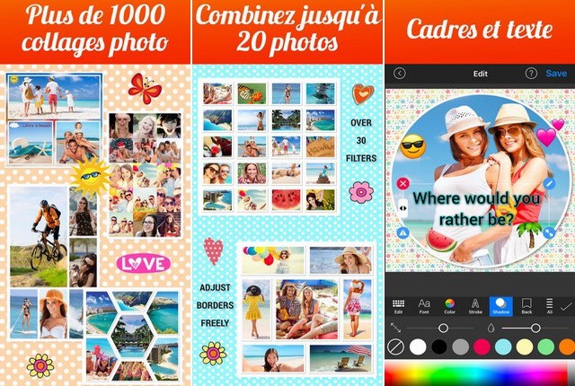 Photo Collage Montage Cadres