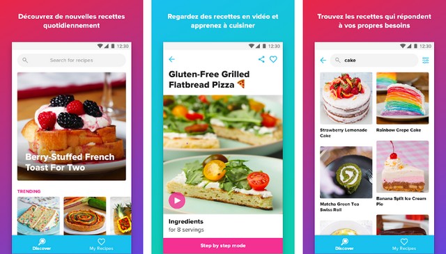 Tasty - application pour les chefs à domicile