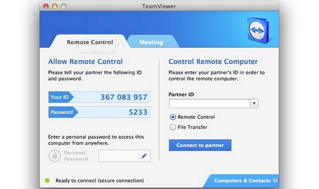 TeamViewer - meilleures applications de partage d'écran