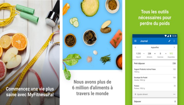 Compteur de calories par MyFitnessPal