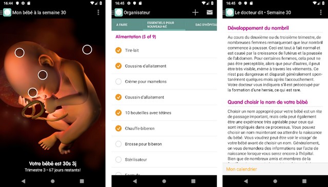 Grossesse Sprout - meilleure application de suivi de grossesse