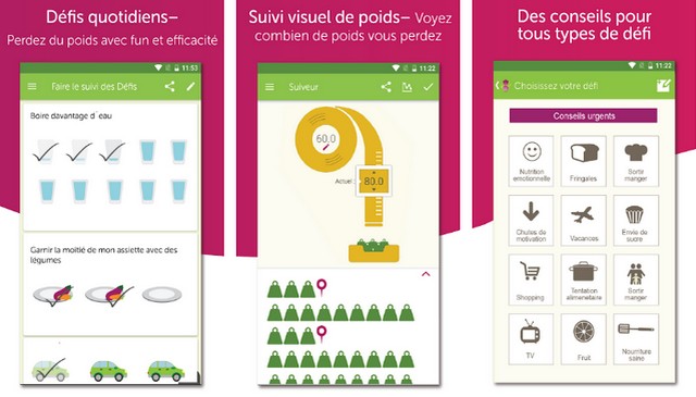 Mon Coach Minceur - meilleure application de nutrition