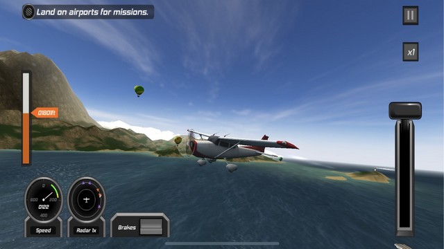 Avion Simulator 3D - jeu de simulation de vol