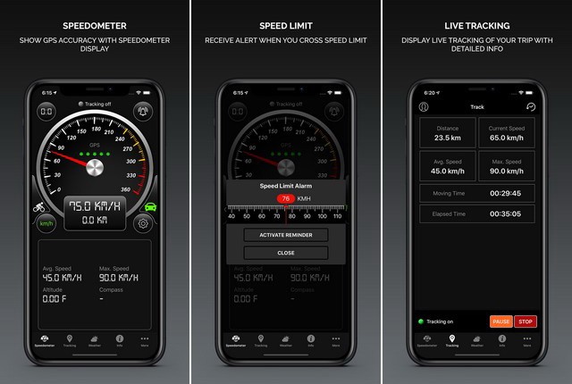 Compteur de vitesse GPS intell