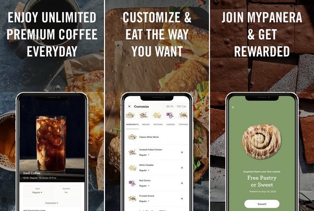 Panera Bread - Application de restauration rapide