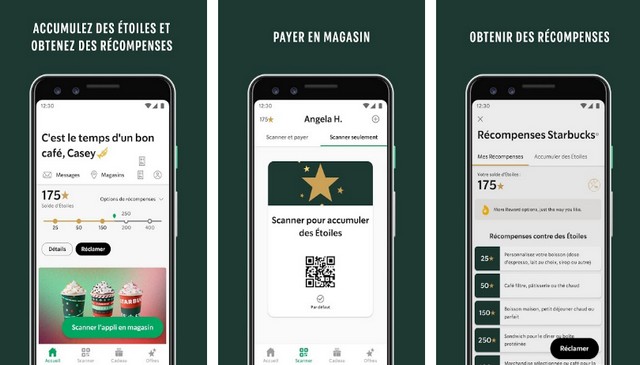 Starbucks - Application de restauration rapide
