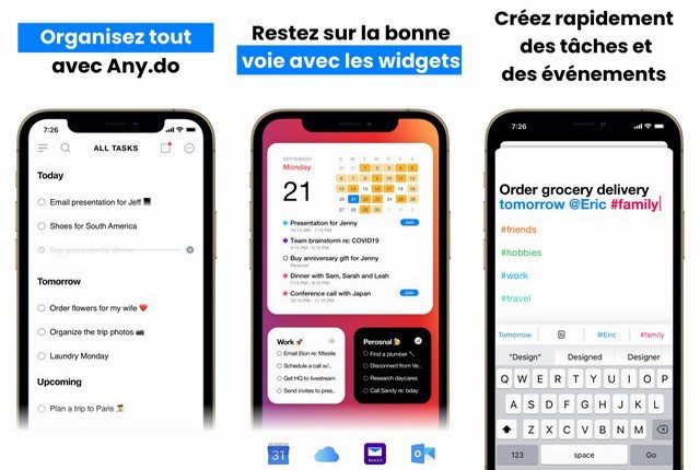 Any.do - Meilleure application de planification de fête