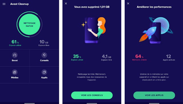 Avast Cleanup - meilleure application comme CCleaner