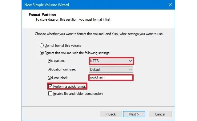 Formater une clé USB sous Windows 10