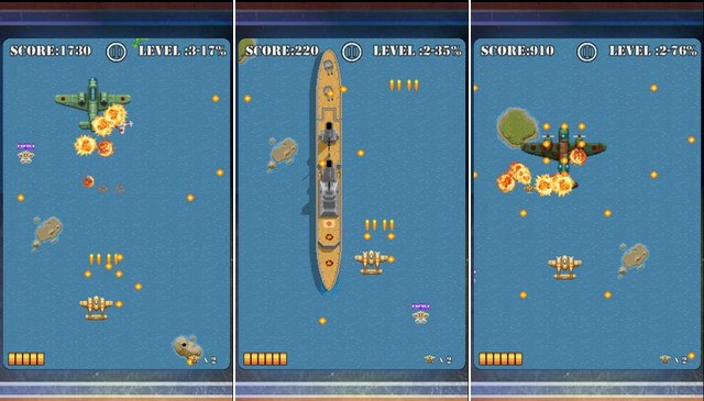 Pacific Wings - jeu rétro pour iPhone