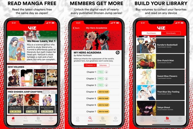 VIZ Manga - application de manga pour iPhone
