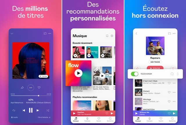 Deezer - alternative à Google Play Music