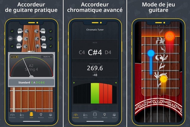 DoubleTune - applications accordeur de guitare