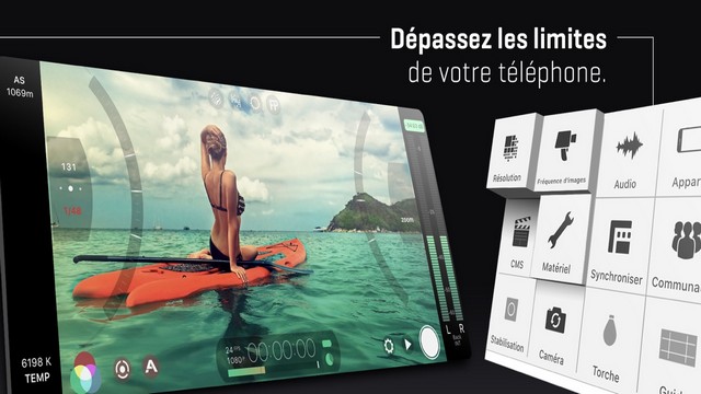 FiLMiC Pro - application de réalisation de film