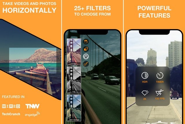 Horizon Camera - application de réalisation de film