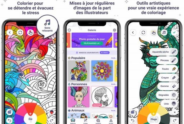 Coloriage pour adulte sur iPhone et iPad