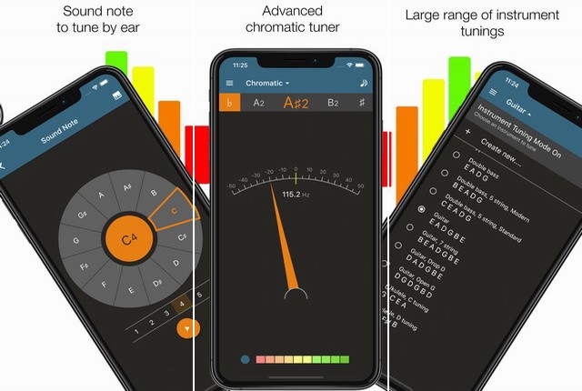 Pitched Tuner - applications accordeur de guitare