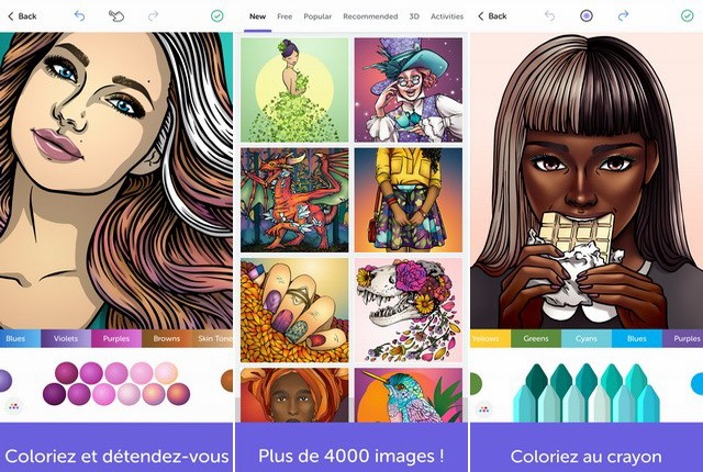 Recolor - application de coloriage pour iPhone