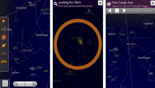 Sky Map - meilleure application de réalité augmentée