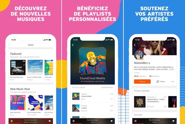 SoundCloud - meilleure alternative à Apple Music