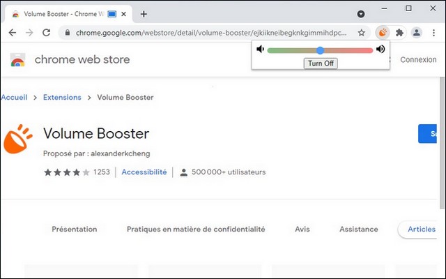 Comment augmenter le volume maximum dans Google Chrome