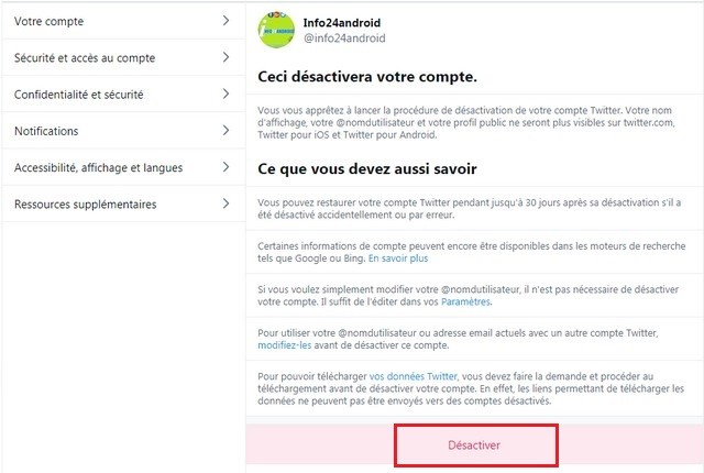 Comment supprimer vos comptes des réseaux sociaux Twitter