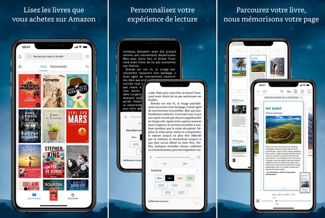 Kindle - meilleures applications de l'été