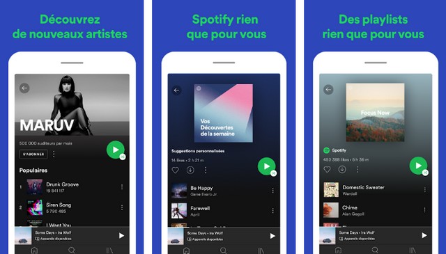 Spotify - applications de été pour Android