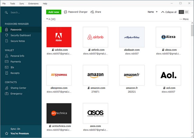 Dashlane - Le gestionnaire de mots de passe pour Windows