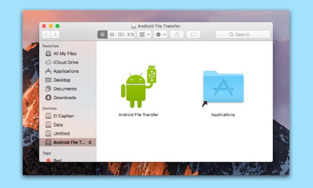 android file transfer pour mac