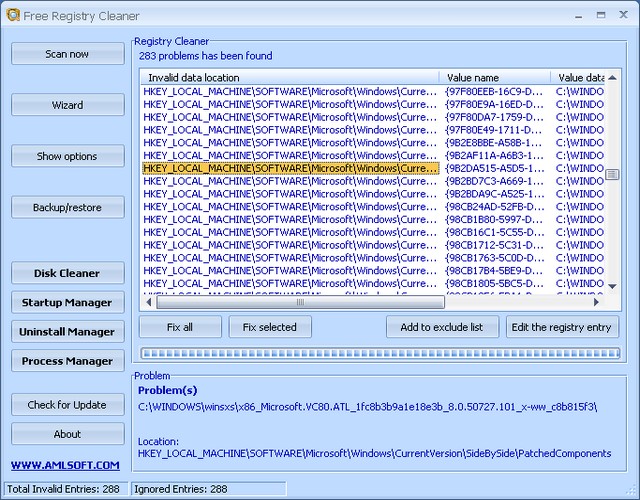 AML Registry Cleaner