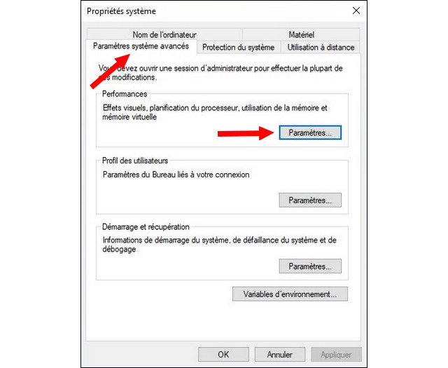 Désactiver les animations et autres effets visuels