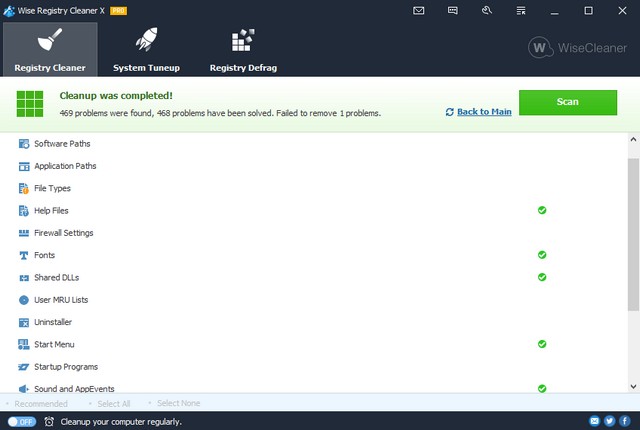 Wise Registry Cleaner