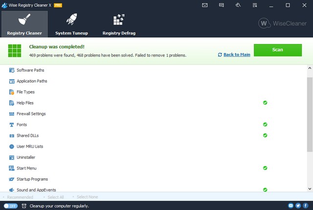 Wise Registry Cleaner
