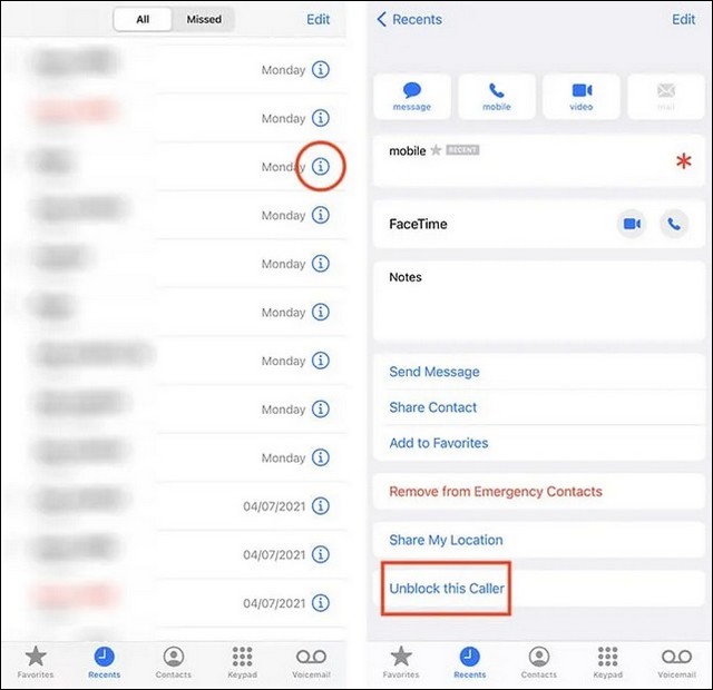 Comment bloquer un numéro de téléphone sur iPhone