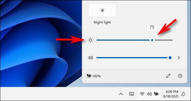 Comment changer la luminosité de l'écran