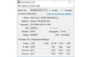 Windows 10 : vérifier la température du processeur (CPU)